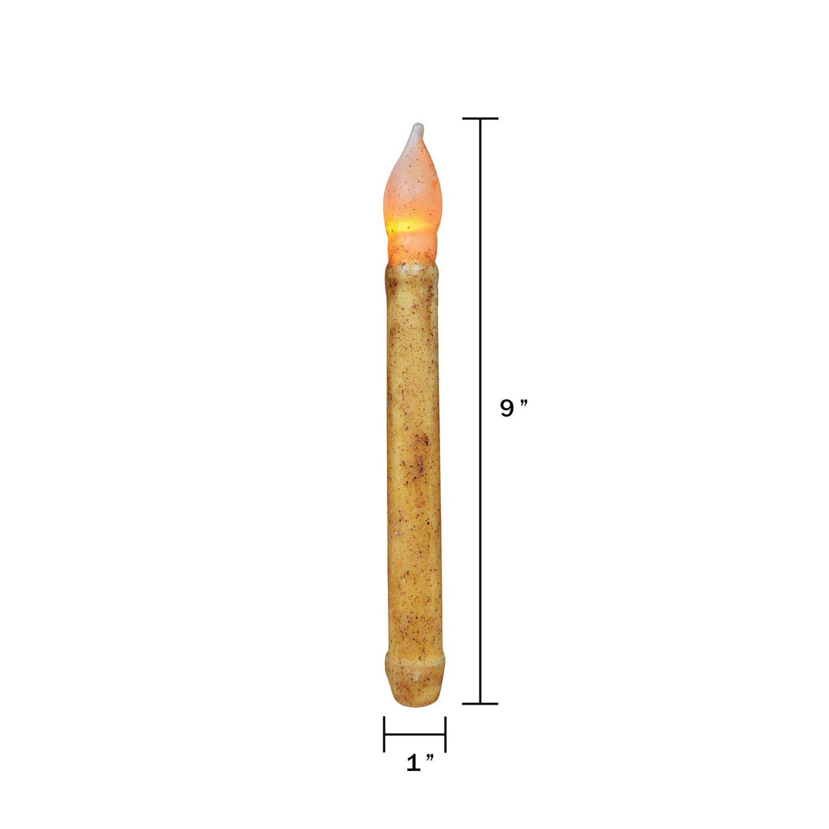 Burnt Ivory BOC Taper - 9"