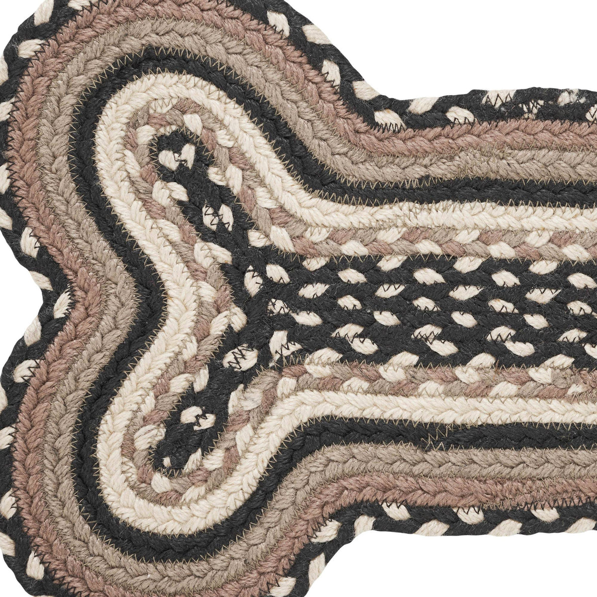 Sawyer Mill Charcoal Indoor/Outdoor Small Bone Rug
