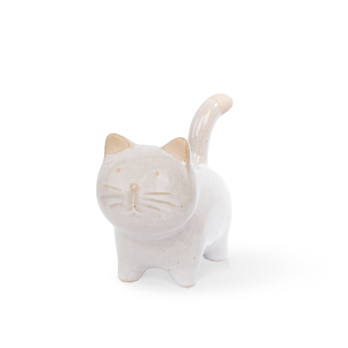 Small Stoneware Forward Facing Cat