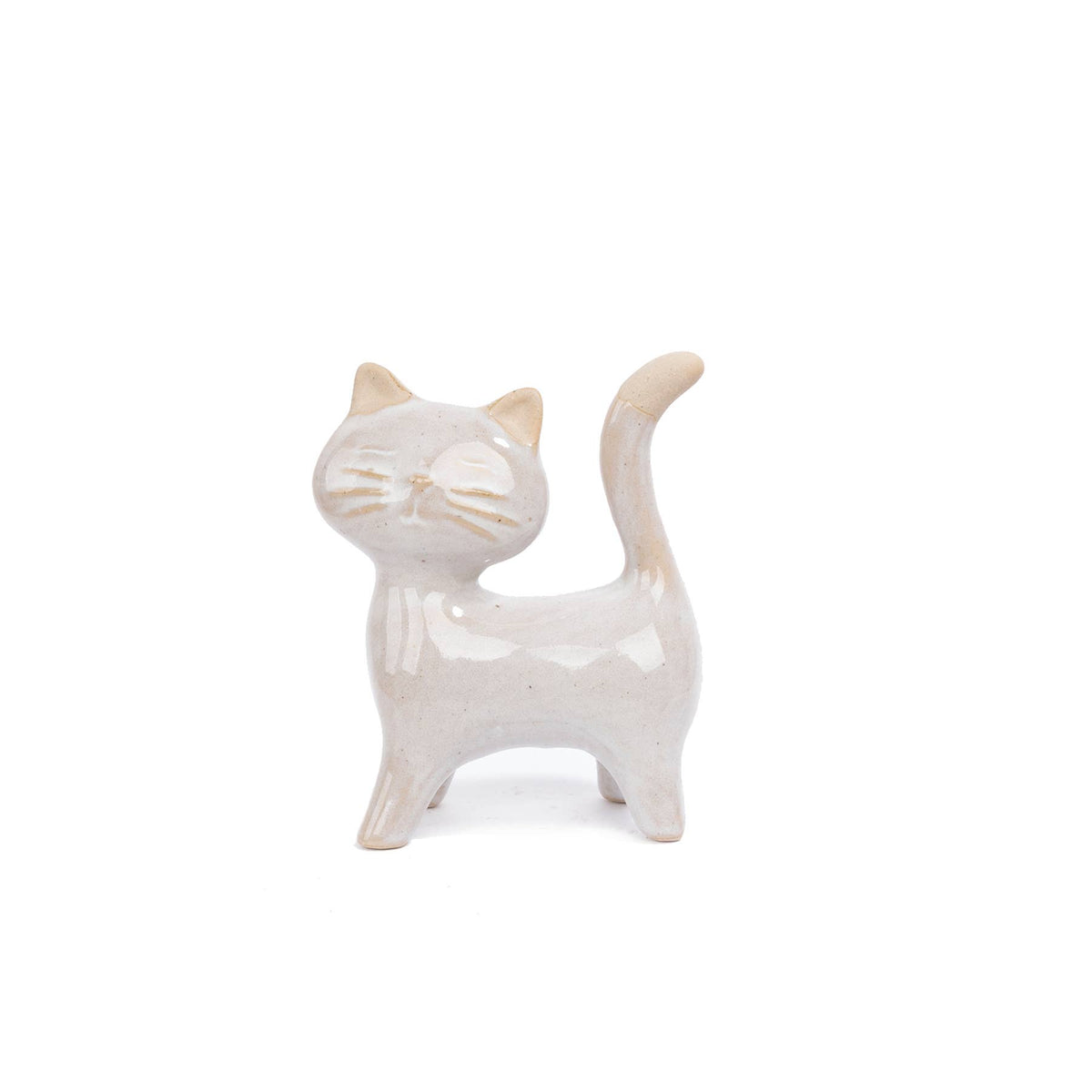 Stoneware Side-Facing Cat