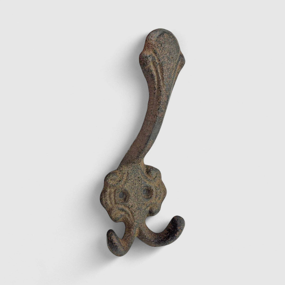 Wall Hook, Cast Iron Antique Distressed Finish for Coats, Keys or Towels, 5.3"