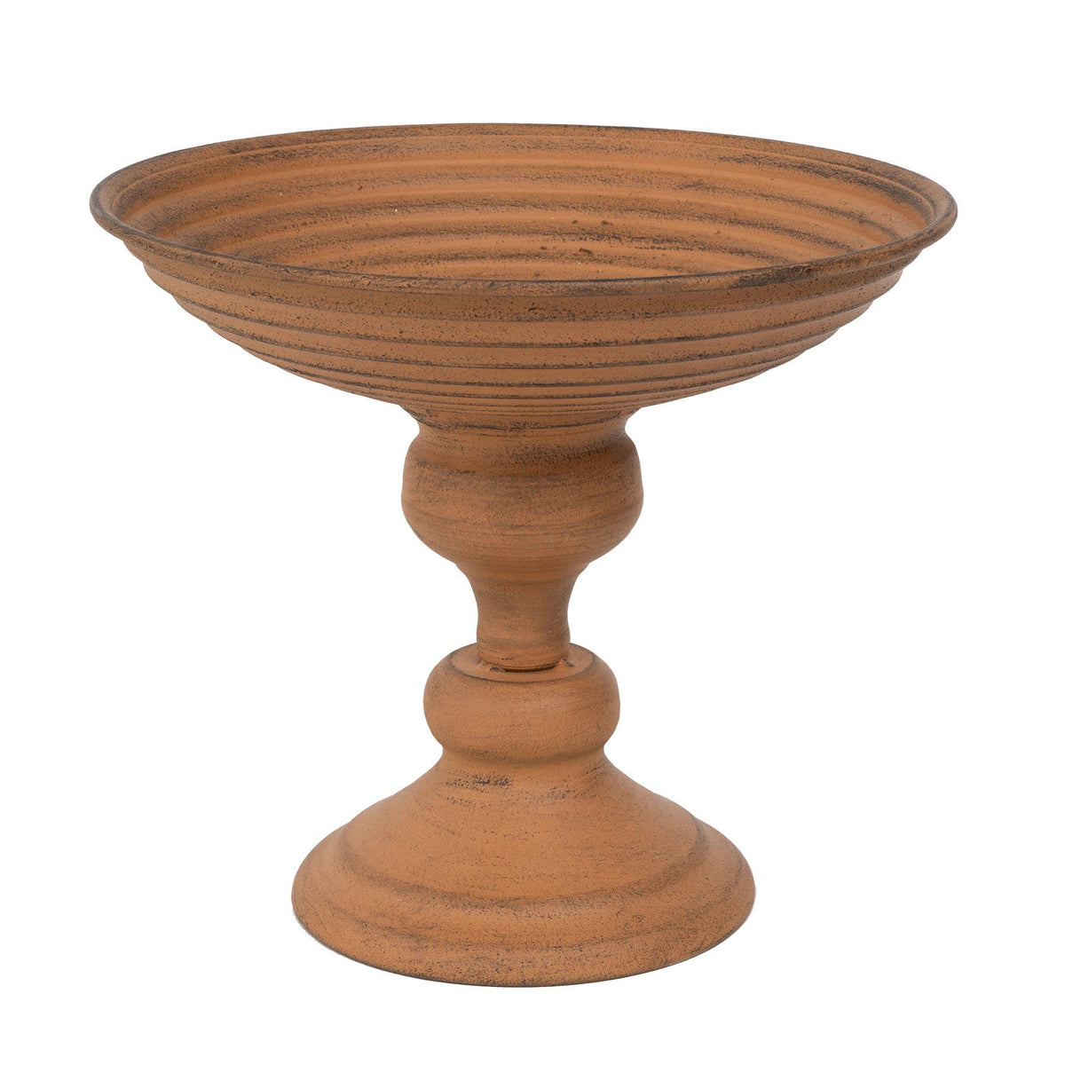 Ringed Pedestal Bowl