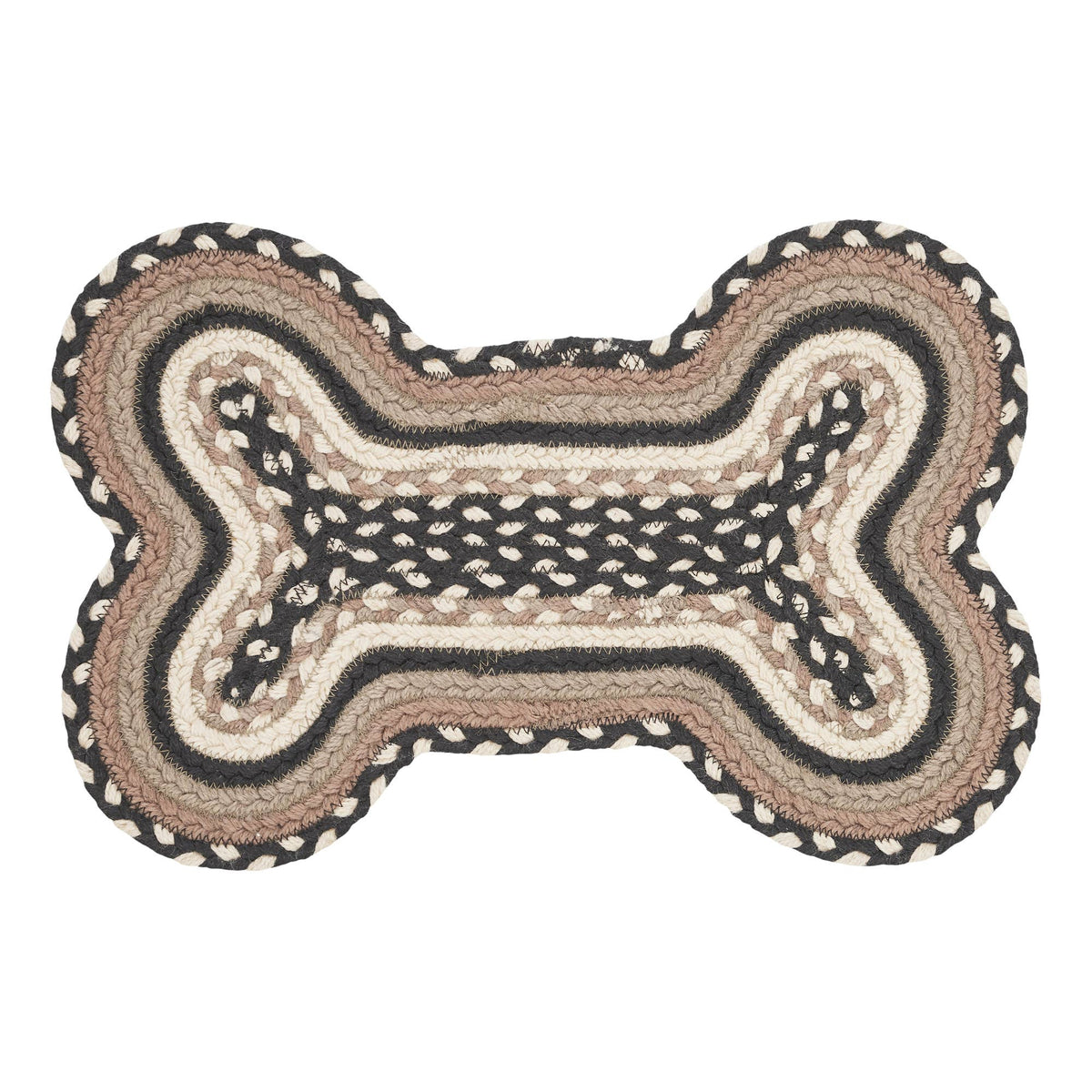 Sawyer Mill Charcoal Indoor/Outdoor Small Bone Rug