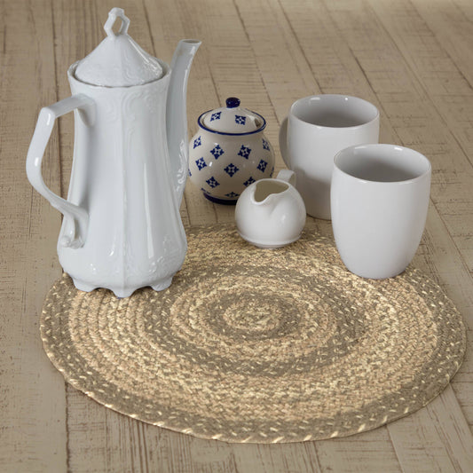 Cobblestone Braided Jute Trivet 15in