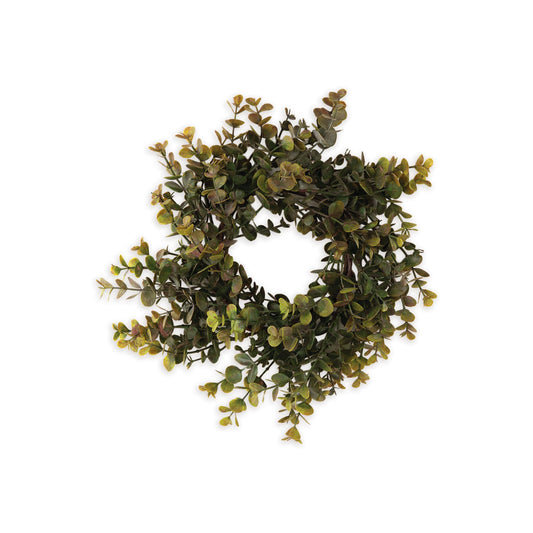Small Green Eucalyptus Candle Ring