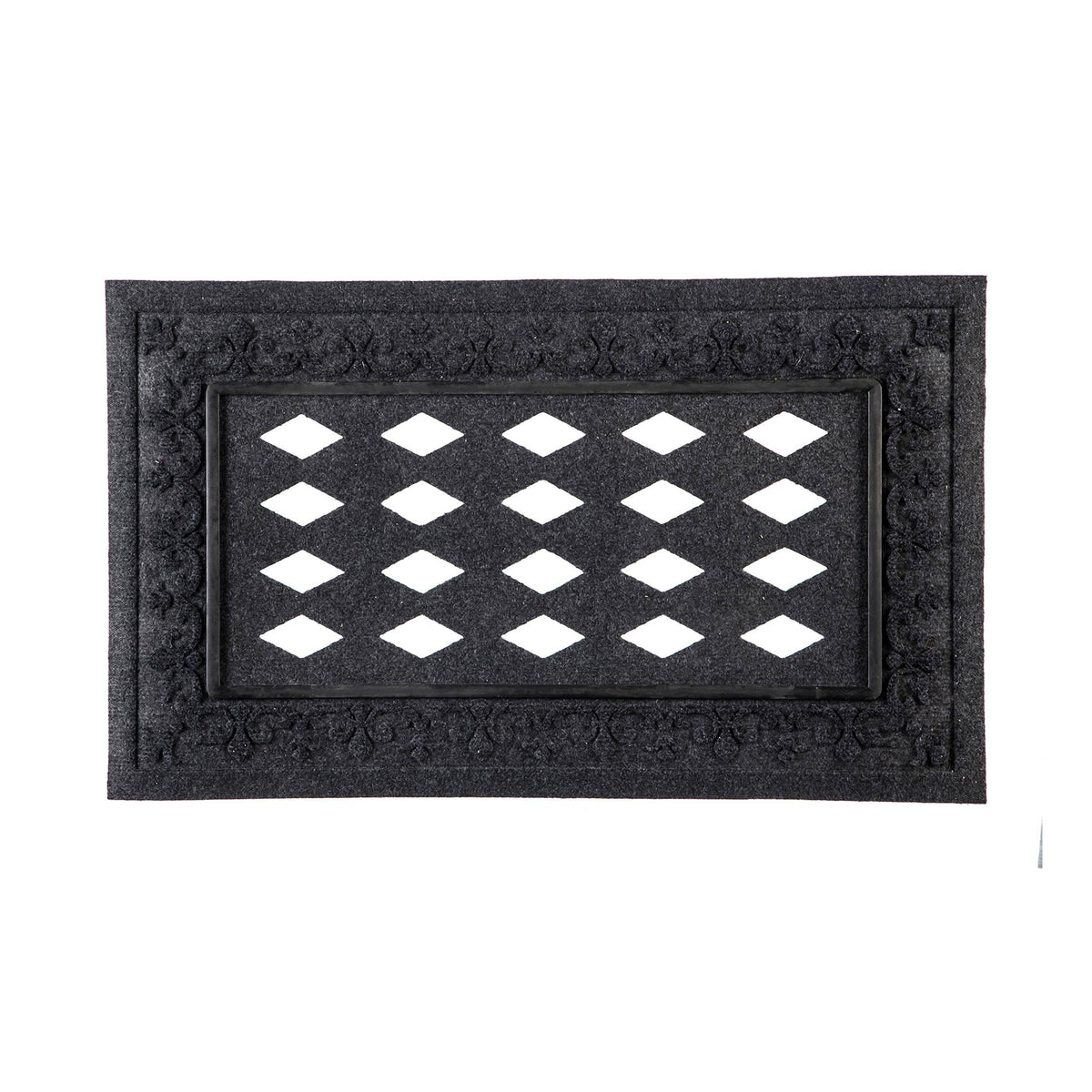 Embossed Fleur de Lis Sassafras Mat Tray