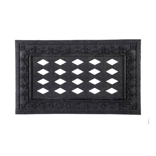 Embossed Fleur de Lis Sassafras Mat Tray