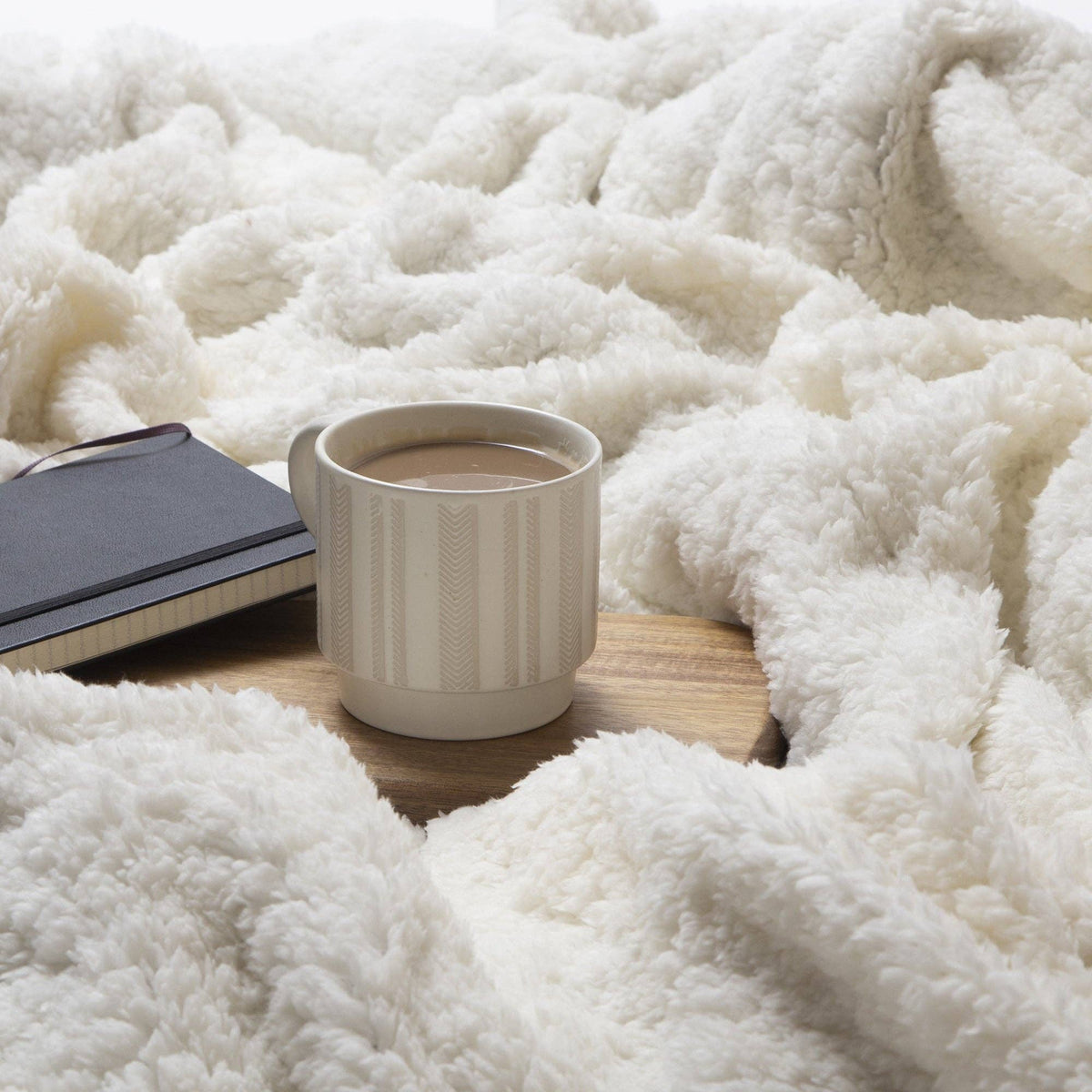 Americana Plush Sherpa Throw