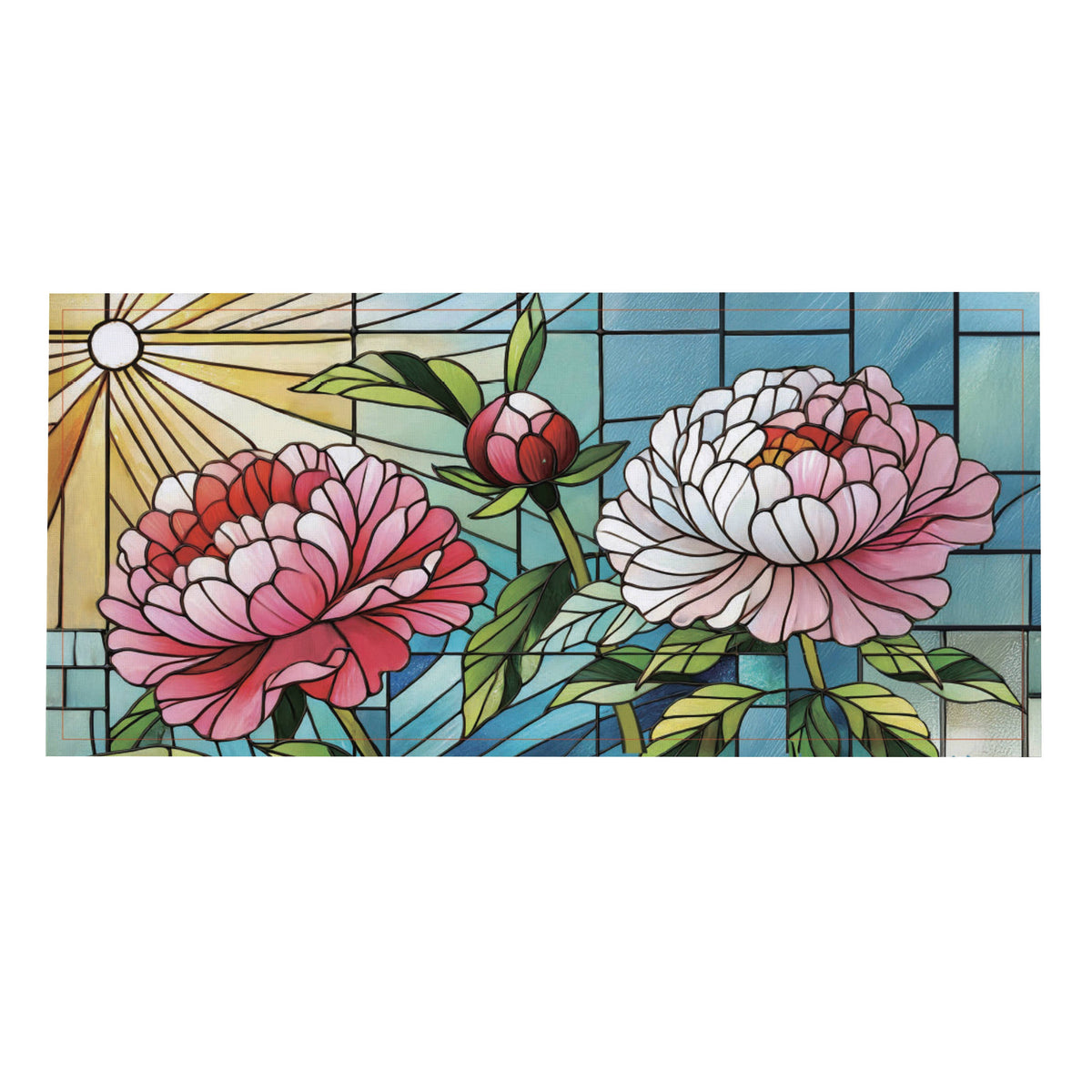 Floral Stained Glass Sassafras Switch Mat