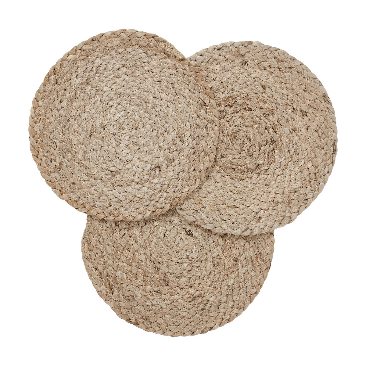 Natural Braided Jute Trivet 8" Hot Pad