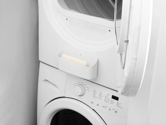 Small Magnetic Laundry Storage - White