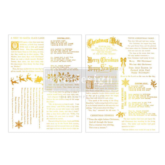 Golden Tidings-Middy Foil Transfers