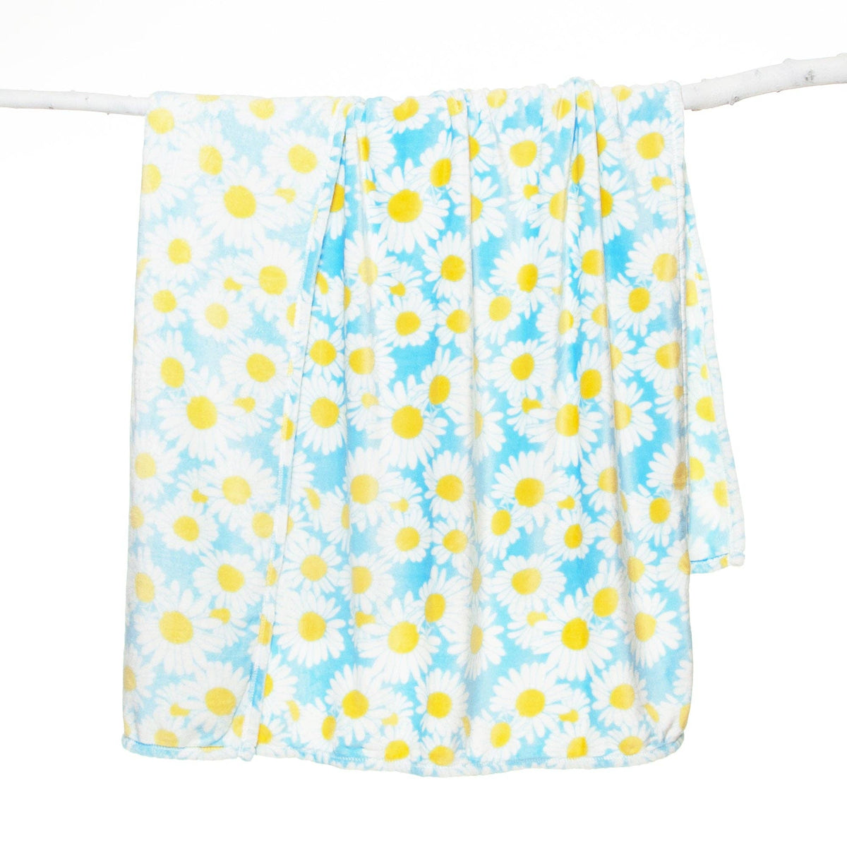 Flower Power Unlined Plush Throw