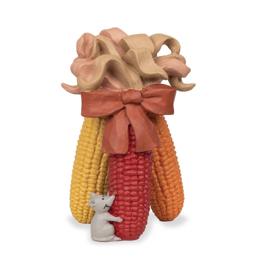 Colored Corn Cobs W/Mouse