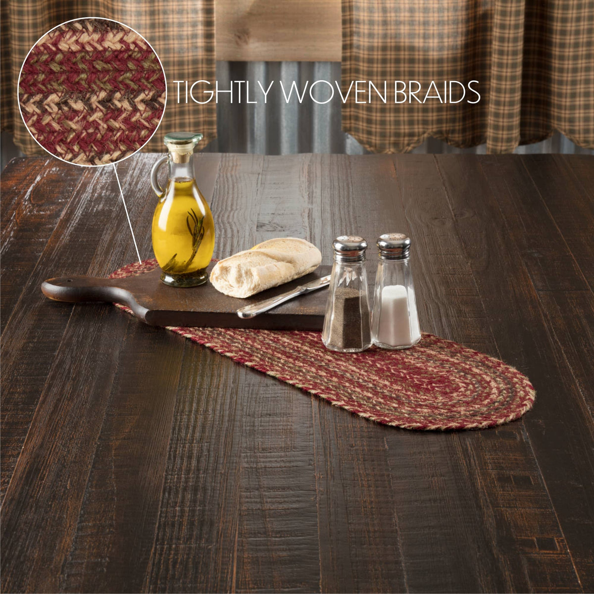 Cider Mill Jute Table Runner 8x24
