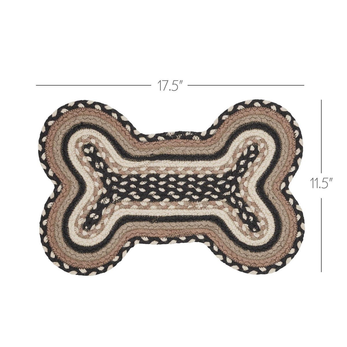 Sawyer Mill Charcoal Indoor/Outdoor Small Bone Rug