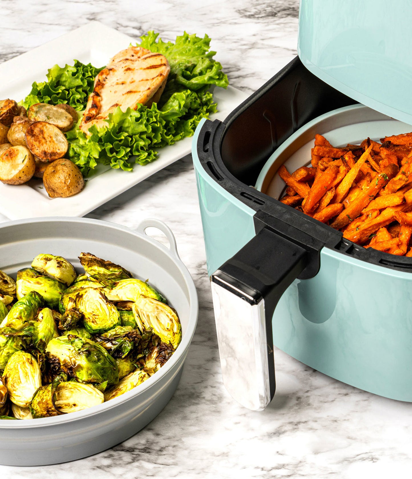 Collapsible Silicone Air Fryers Liner