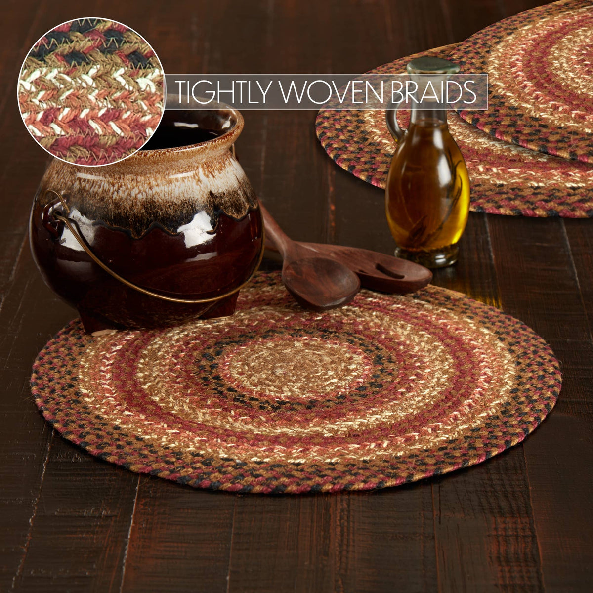 Ginger Spice Jute Trivet 15