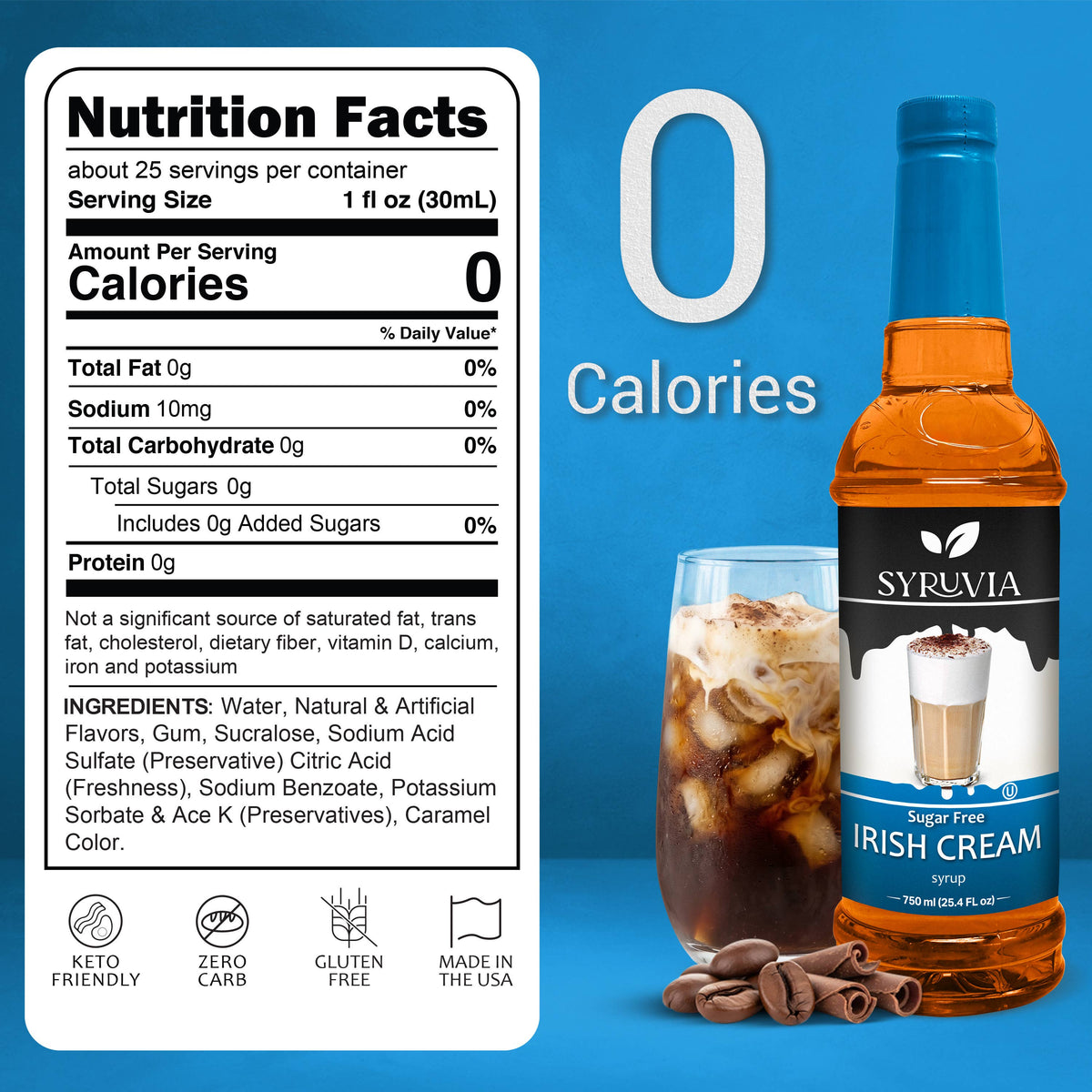 Sugar-Free Irish Cream Syrup