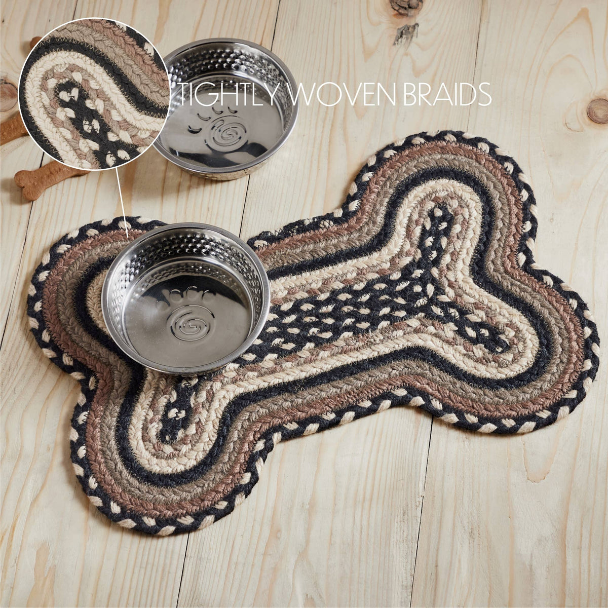 Sawyer Mill Charcoal Indoor/Outdoor Small Bone Rug