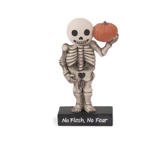 Ghostly Gatherings Skeleton With Pumpkin