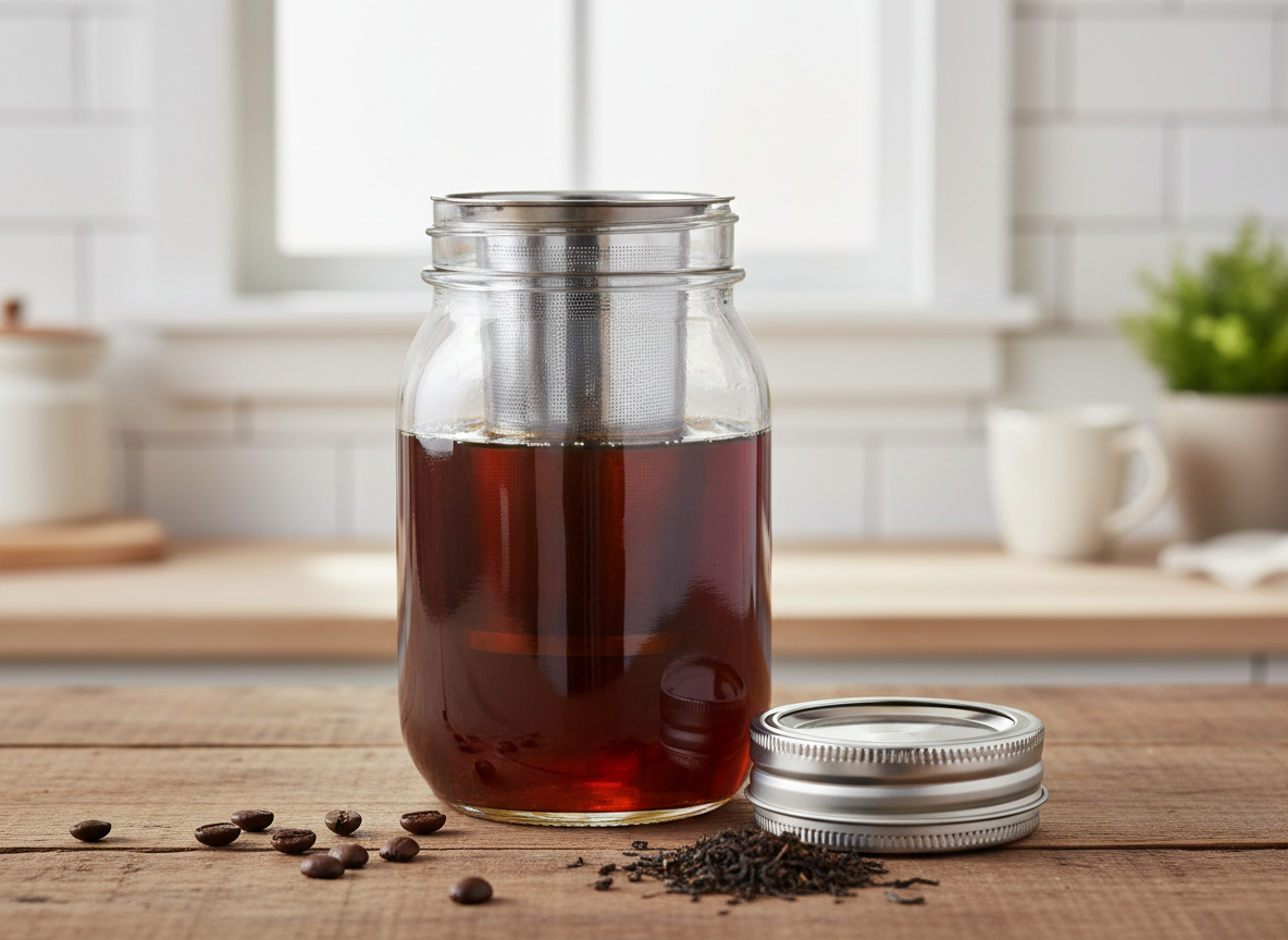 Cold Brew Coffee & Tea Maker Filter & Lid