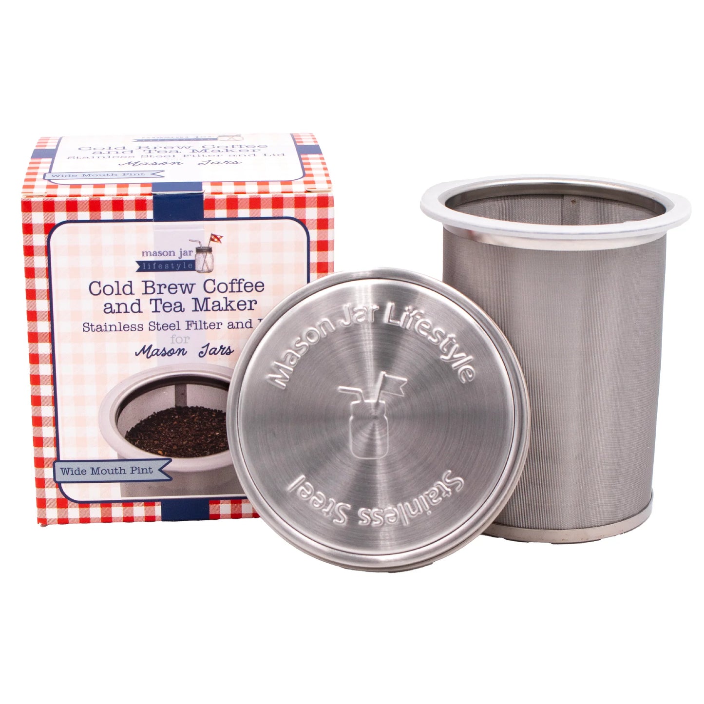 Cold Brew Coffee & Tea Maker Filter & Lid