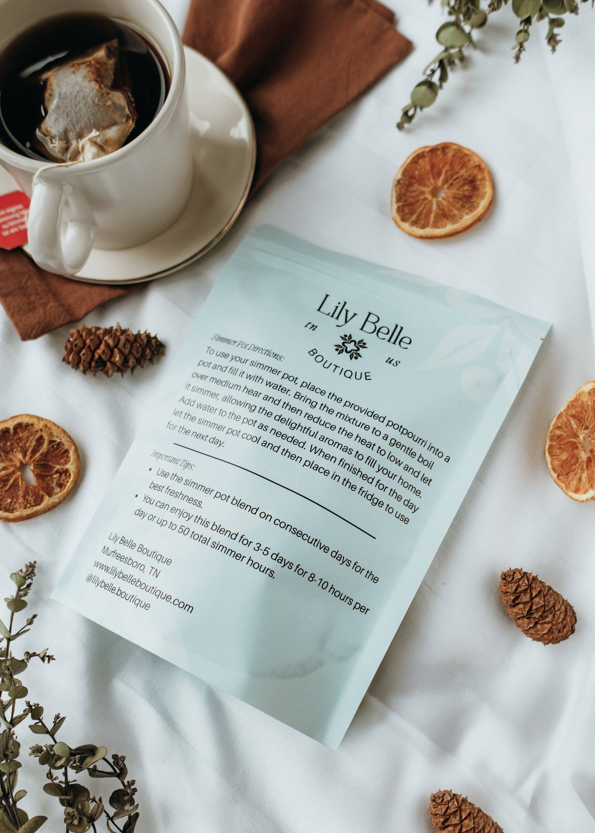Feel Better Soon Simmer Pot | Orange Peppermint Eucalyptus