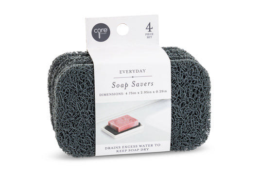 4pc Soap Savers - Graphite