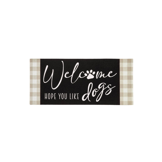 Dogs and Check Sassafras Switch Mat