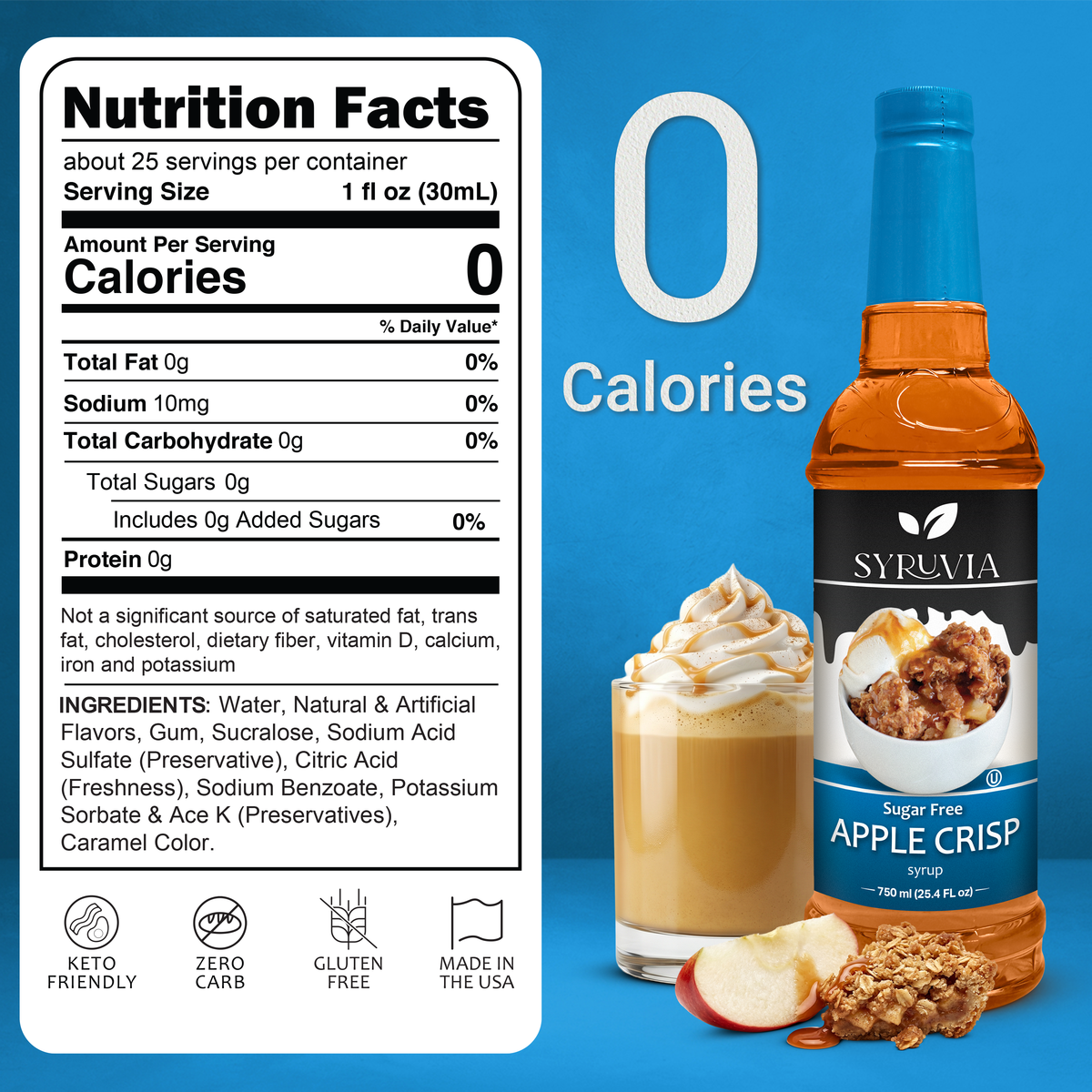 Sugar-Free Apple Crisp Syrup