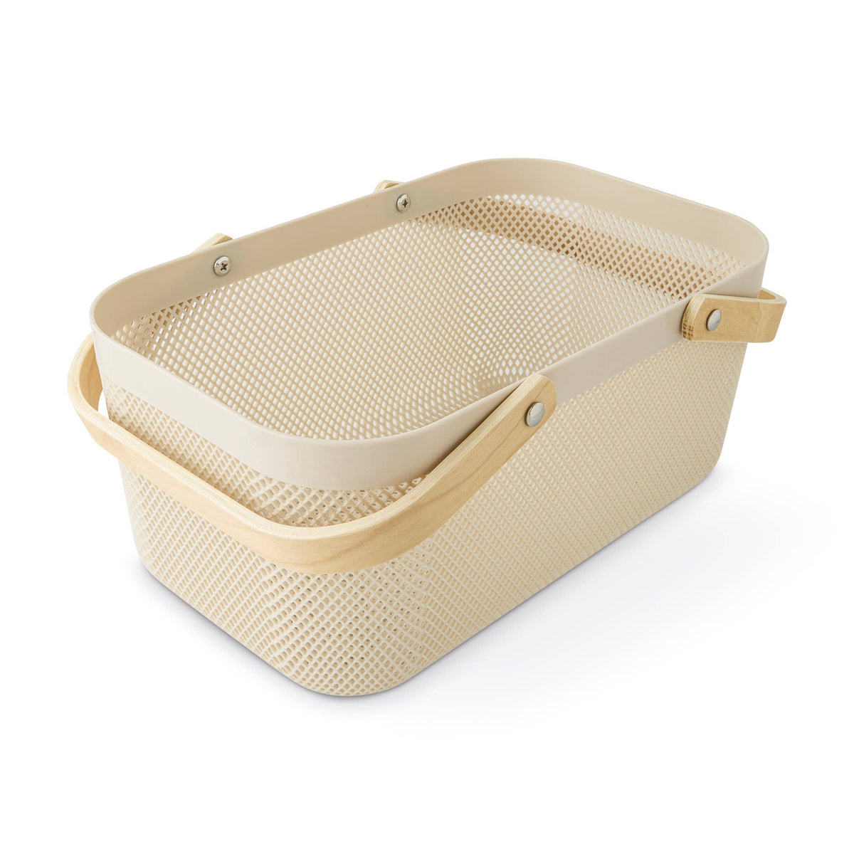 Mesh Basket w/ Wooden Handle