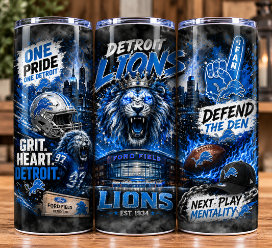 Football Tumbler 20oz